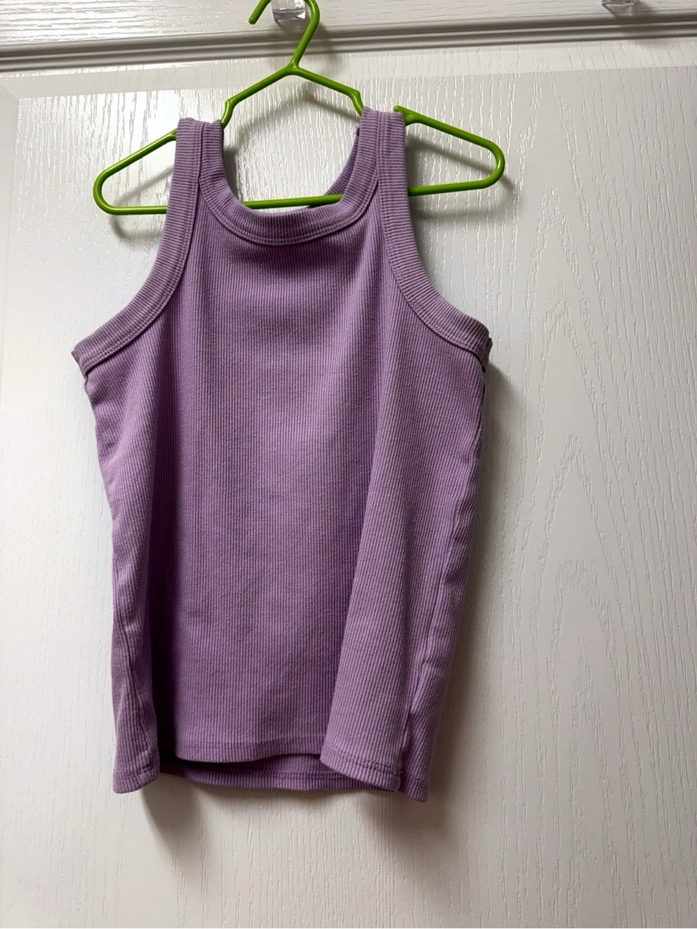 Zara Lilac Ribbed Tank Top